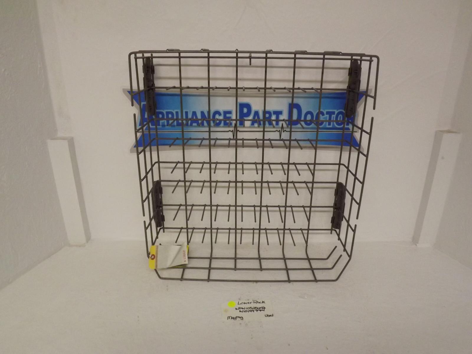 Maytag Dishwasher WPW10525642 W10199774 Lower Rack Used Maytag Dishwasher WPW10525642 W10199774 Lower Rack Used